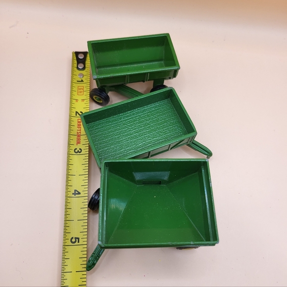 3 Ertl John Deere Wagon Lot 2" Diecast Toys Gravity Wagon - Picture 2 of 3